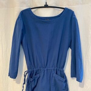 Cotton top with drawstring waist